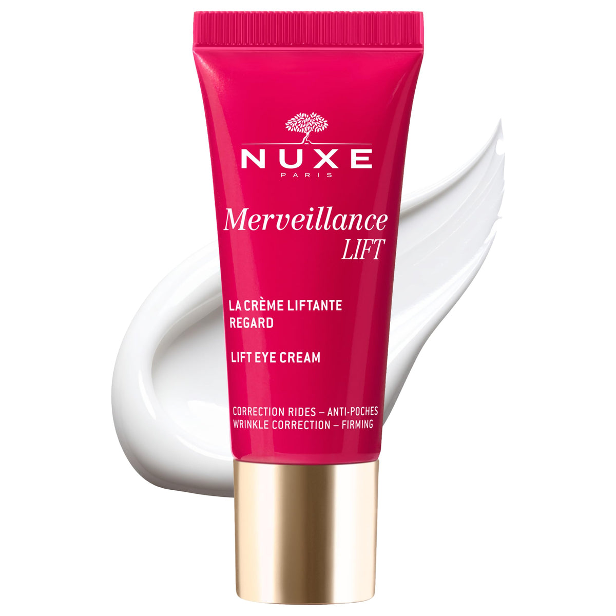 Nuxe Merveliance Lift Eye Cream 15ml - Vegan Anti-Aging Eye Cream with Micro Algae Oil