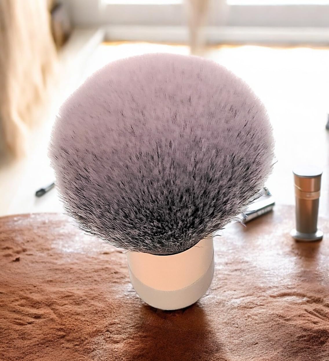 BevyGold Large Kabuki Powder Brush, Rosegold