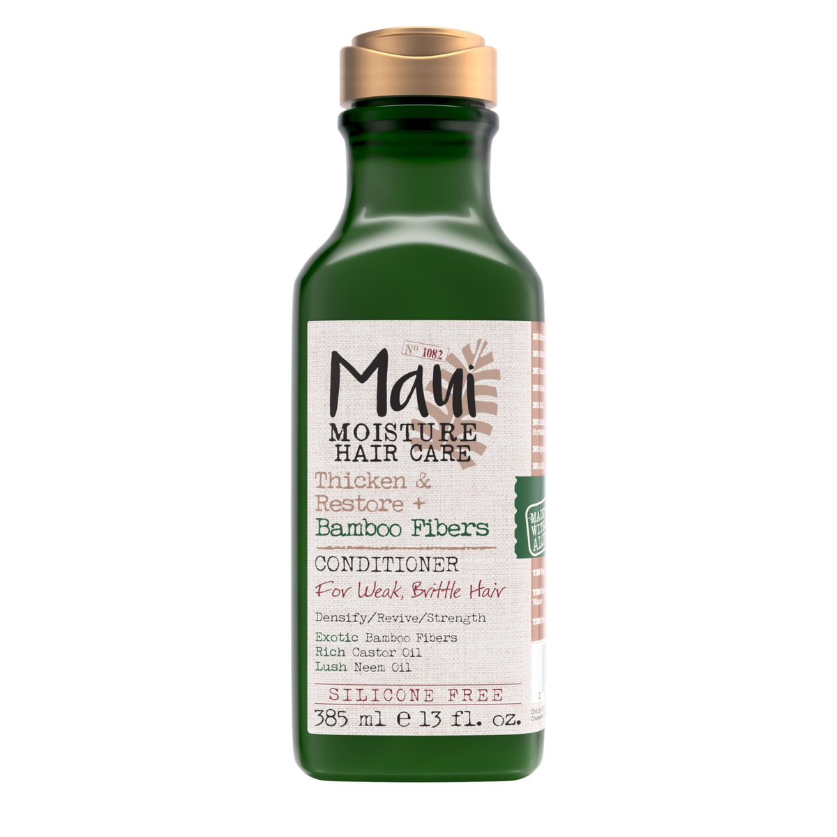 Maui Moisture Volume Boost + Bamboo Fibers Hair Conditioner for Fine or Limp Hair - 13.01 fl oz