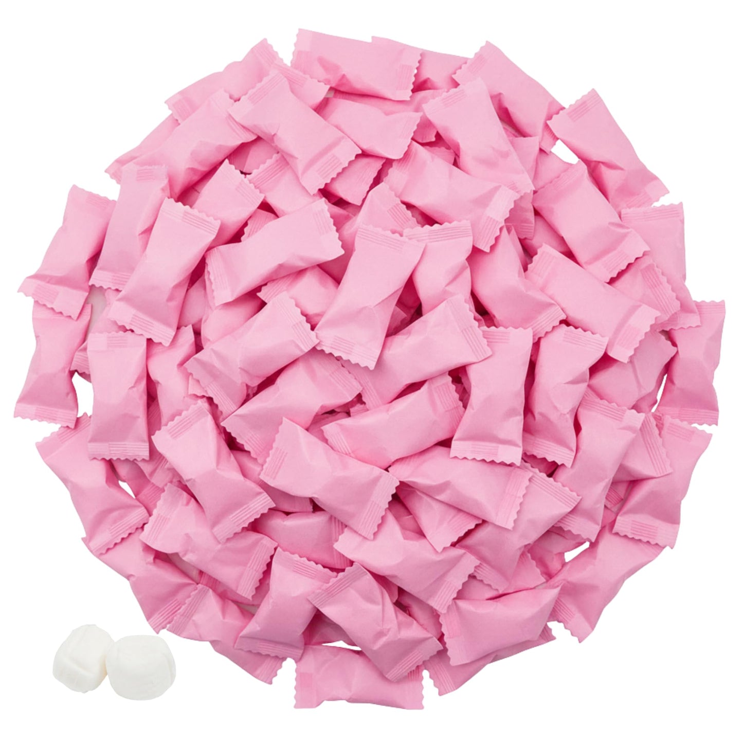 220ct Pink Buttermints Individually Wrapped – Bulk Soft Butter Mints for Weddings, Baby Showers, Bridal Parties, Candy Buffets & Party Favors