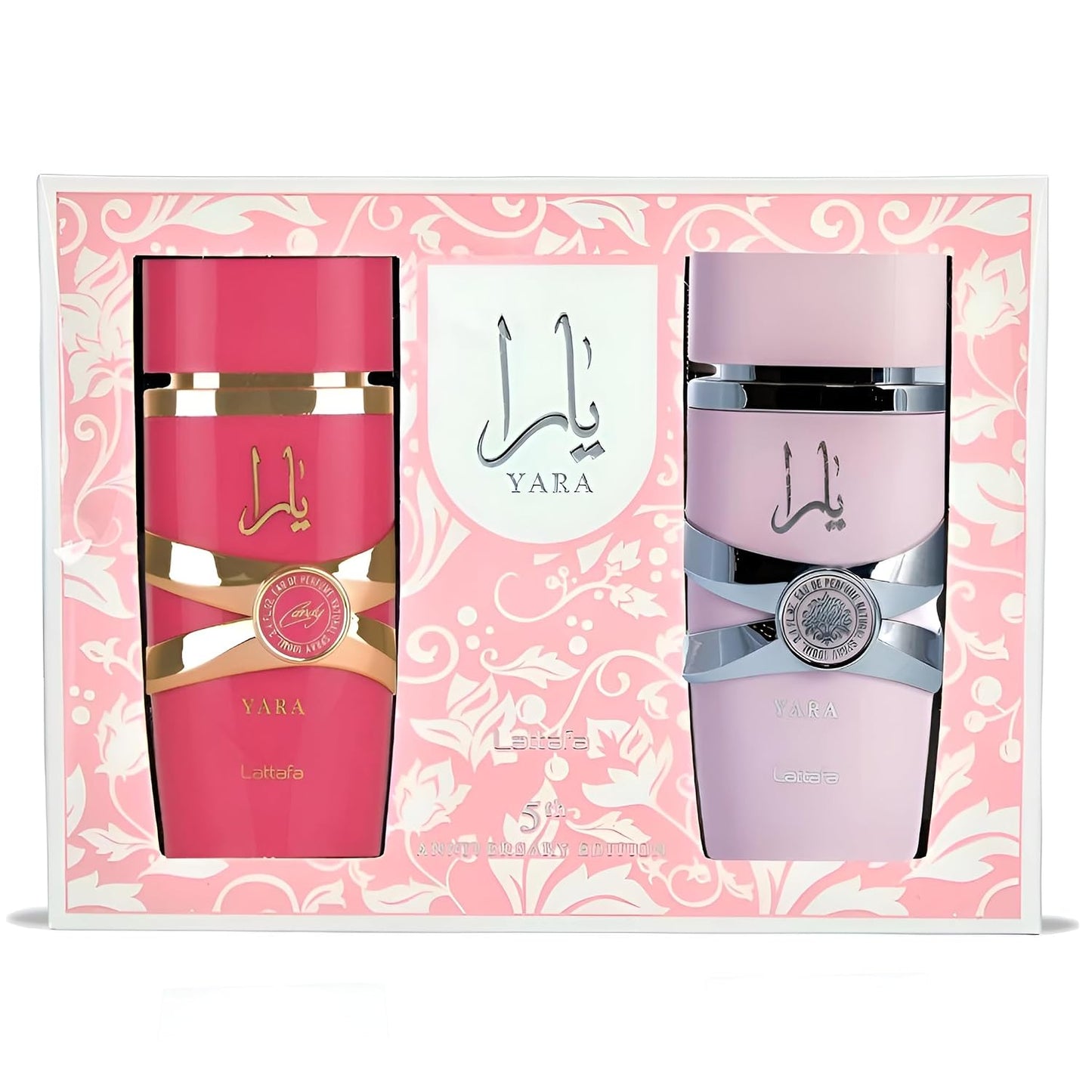 Gift/Set Bundle Lattafa Yara 2 Piece Yara 100Ml Edp + Yara Tous100Ml Edp For Women. Designer:Lattaf Perfume By Lattafa For Women