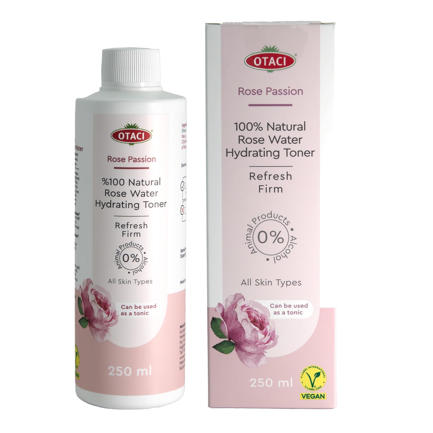 Otacı Natural Rose Water Toner 150ml - Soothing and Refreshing | Skin Care