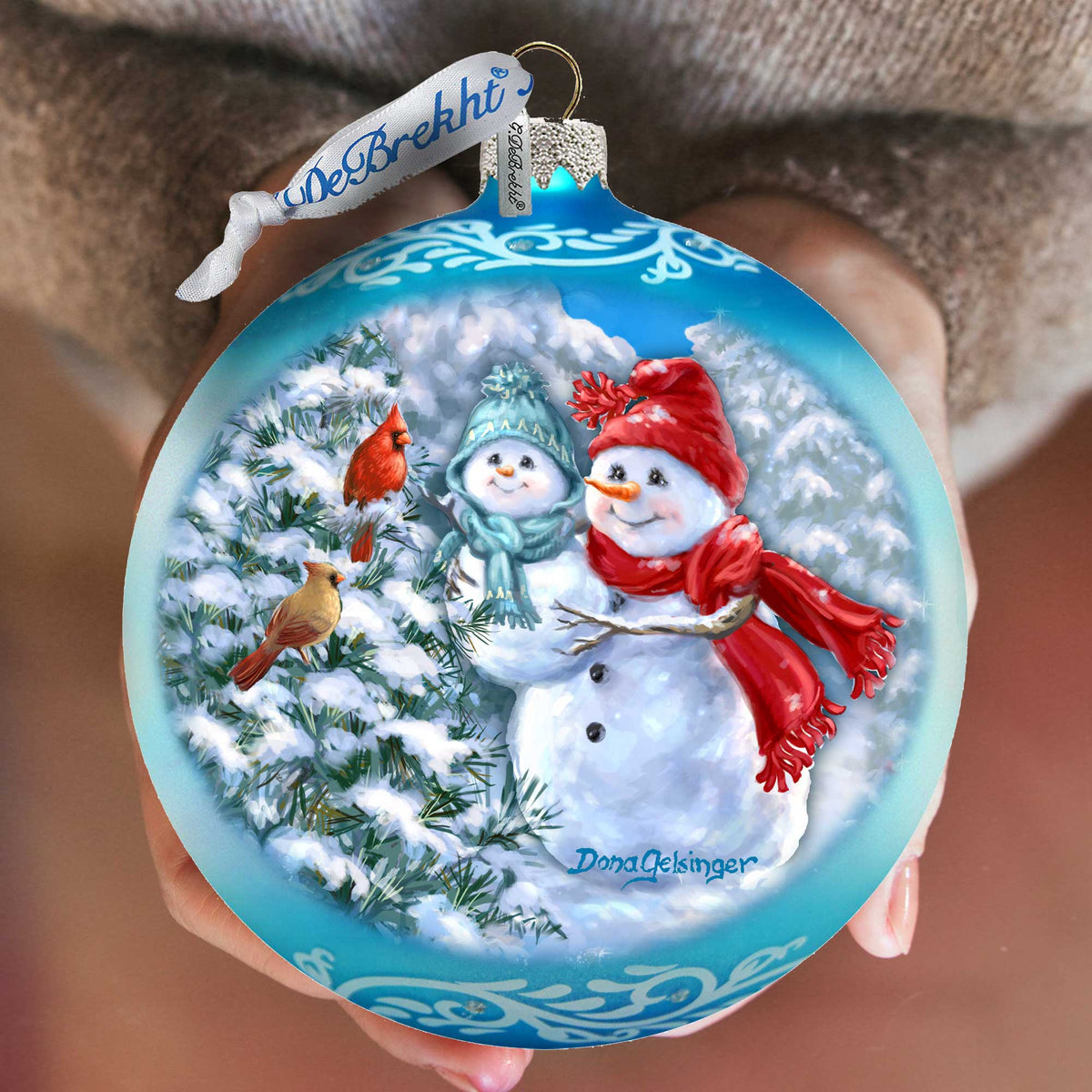 Christmas Tree Ornament Baby Snowman's First Winter by Gelsinger