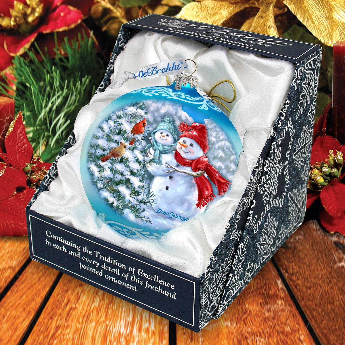 Christmas Tree Ornament Baby Snowman's First Winter by Gelsinger