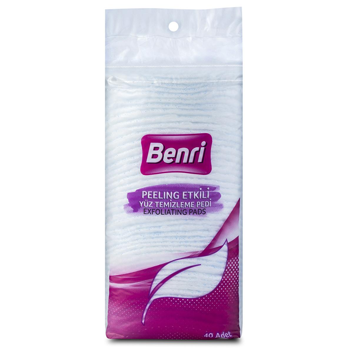 Benri Double-Sided Facial Cleansing Pads - Effective Blackhead Removal & Oil Control for Clearer Skin