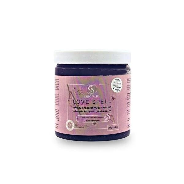 Chic Nail Body, Manicure, and Pedicure Peeling Salt/Scrub - Natural Exfoliant with Magnesium Chloride for Smooth Skin
