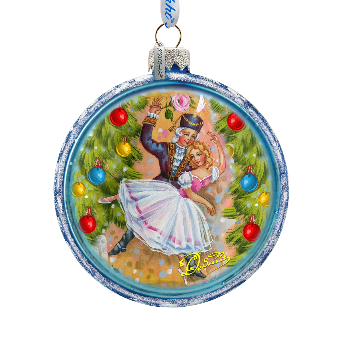 Christmas Ballet Glass Ornament by G. DeBrekht - Christmas Decor - 764-138