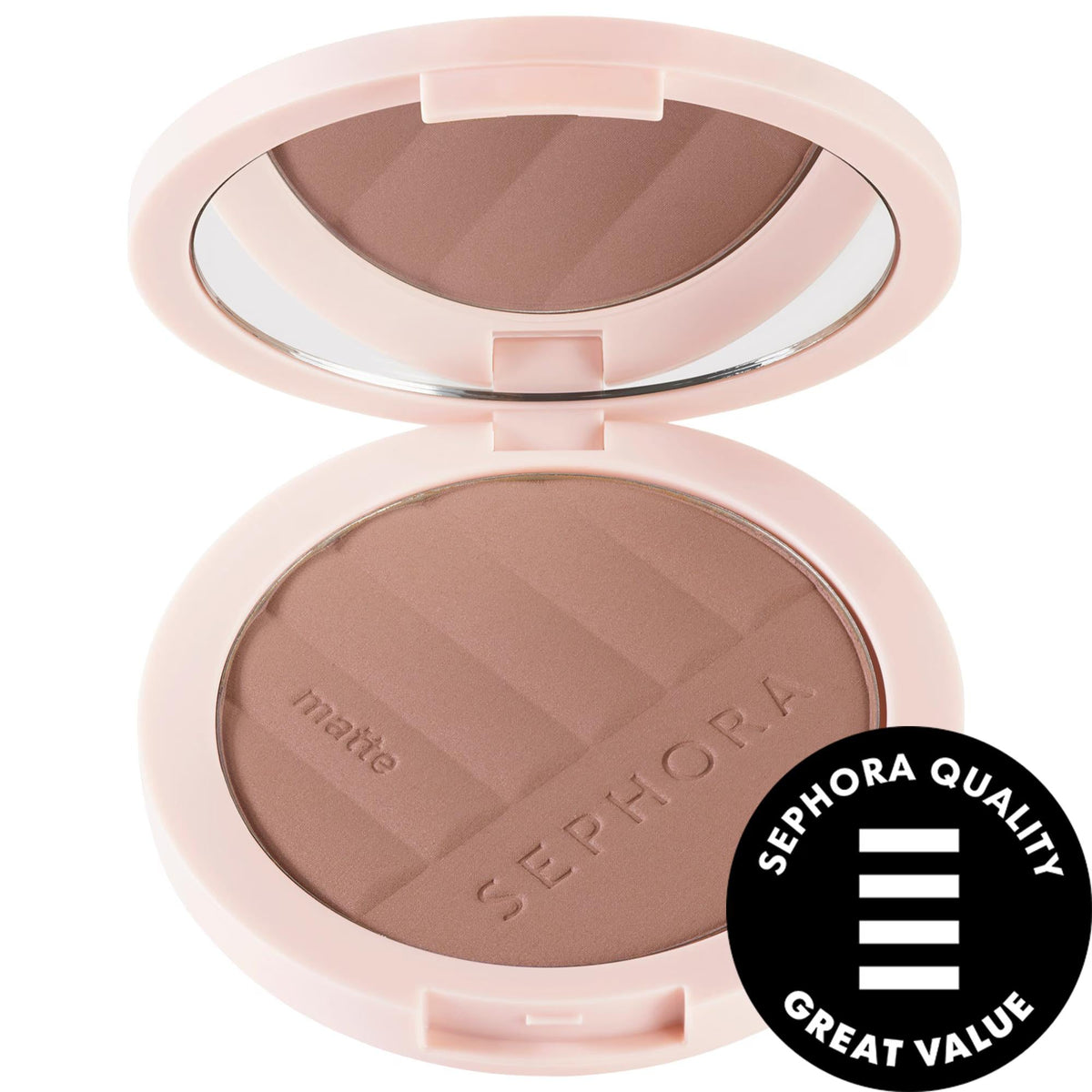 Matte Bronzer Powder: Achieve Natural Sun-Kissed, Contoured Skin with Vegan, Cruelty-Free, Buildable Coverage - Non-Powdery Finish