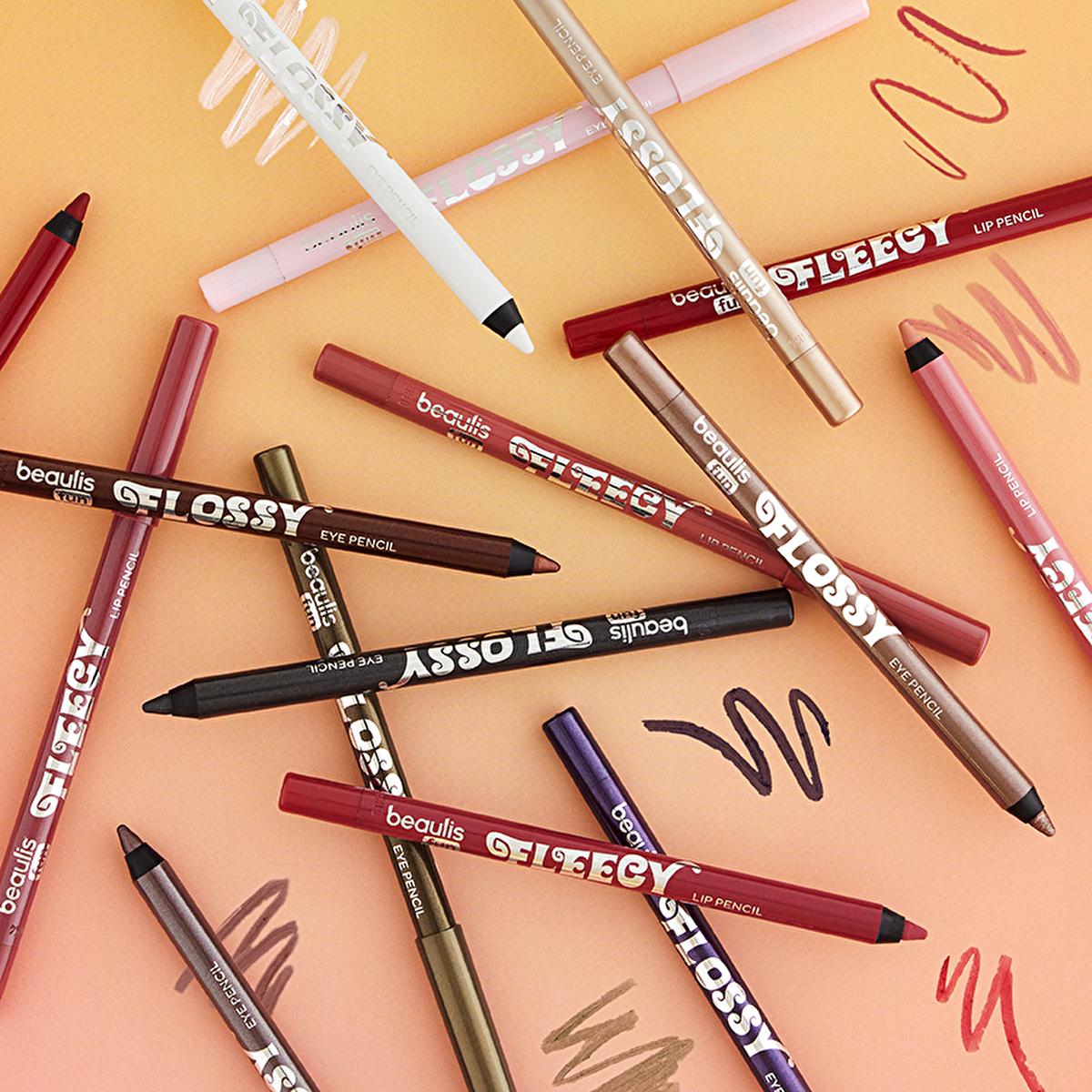 Beaulis Fun Flossy Eyeliner - Vibrant, Creamy Eye Makeup in 9 Colors