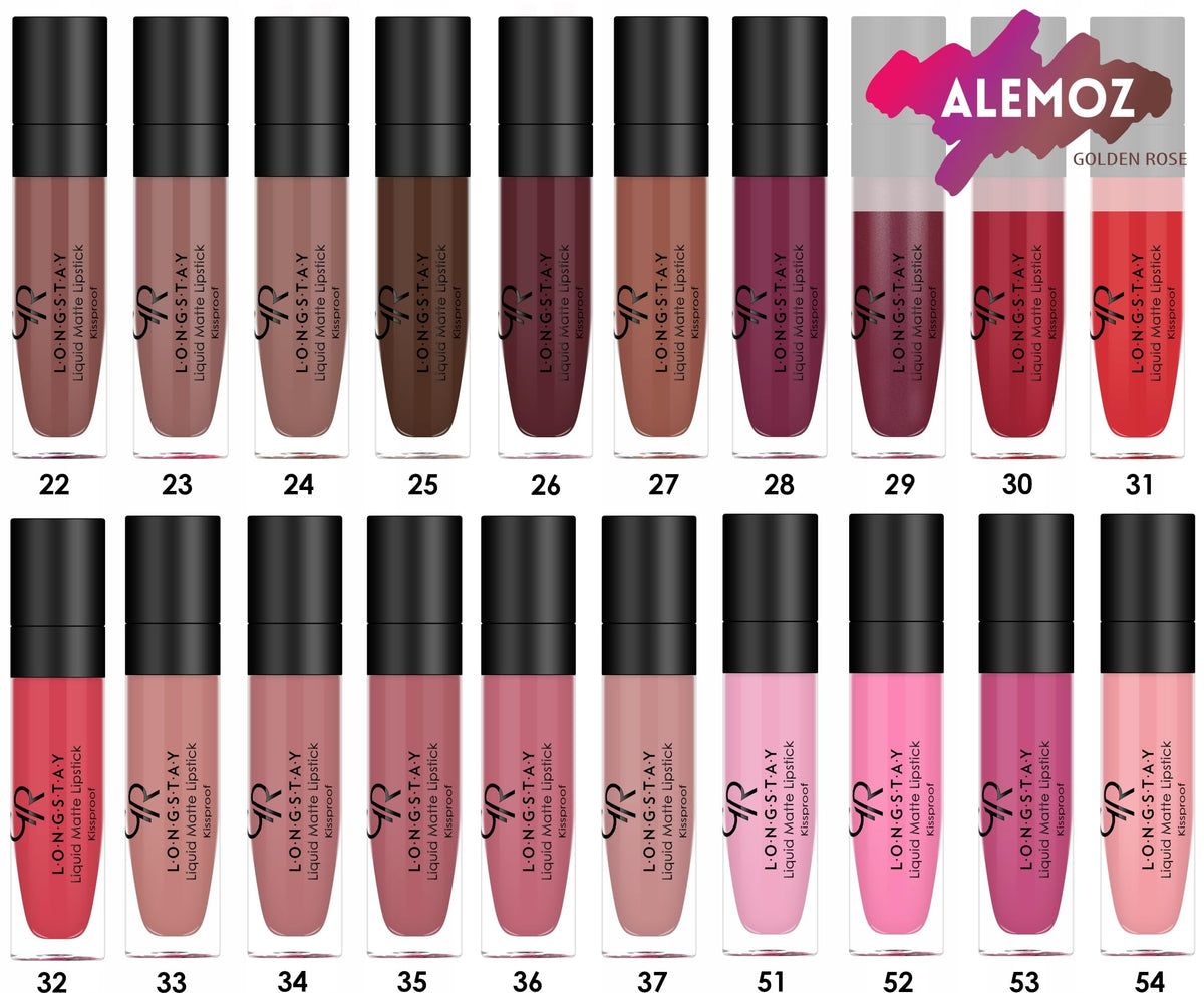 Golden Rose Longstay Liquid Matte Lipstick 24 - Intense Color