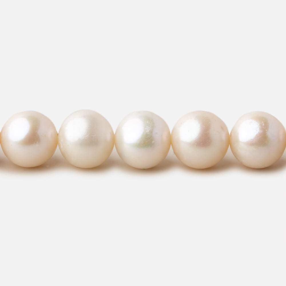 8-8.5mm Off White Off Round freshwater pearls 16 inch 50 pieces
