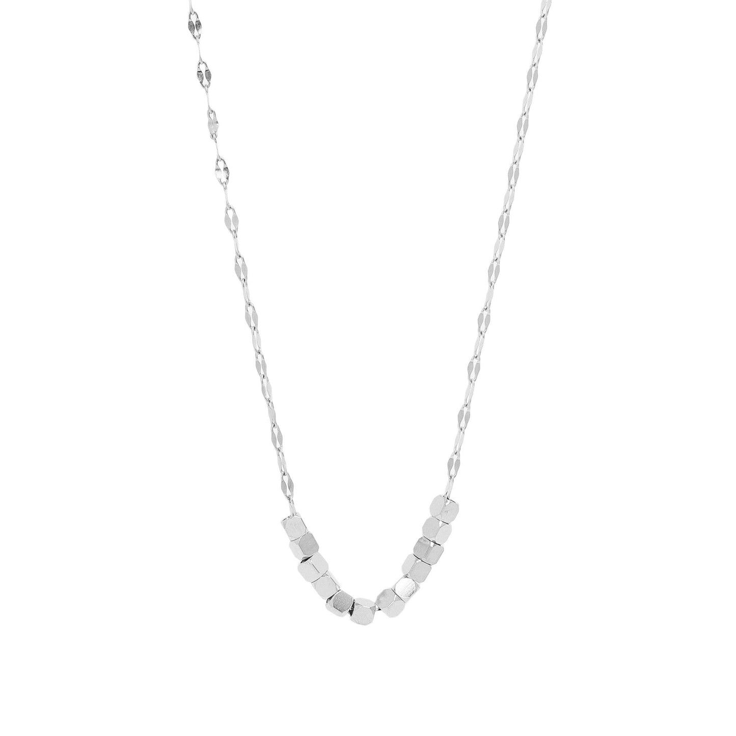18K Gold PVD Lip Chain Charm Necklace