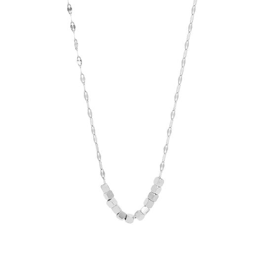 18K Gold PVD Lip Chain Charm Necklace