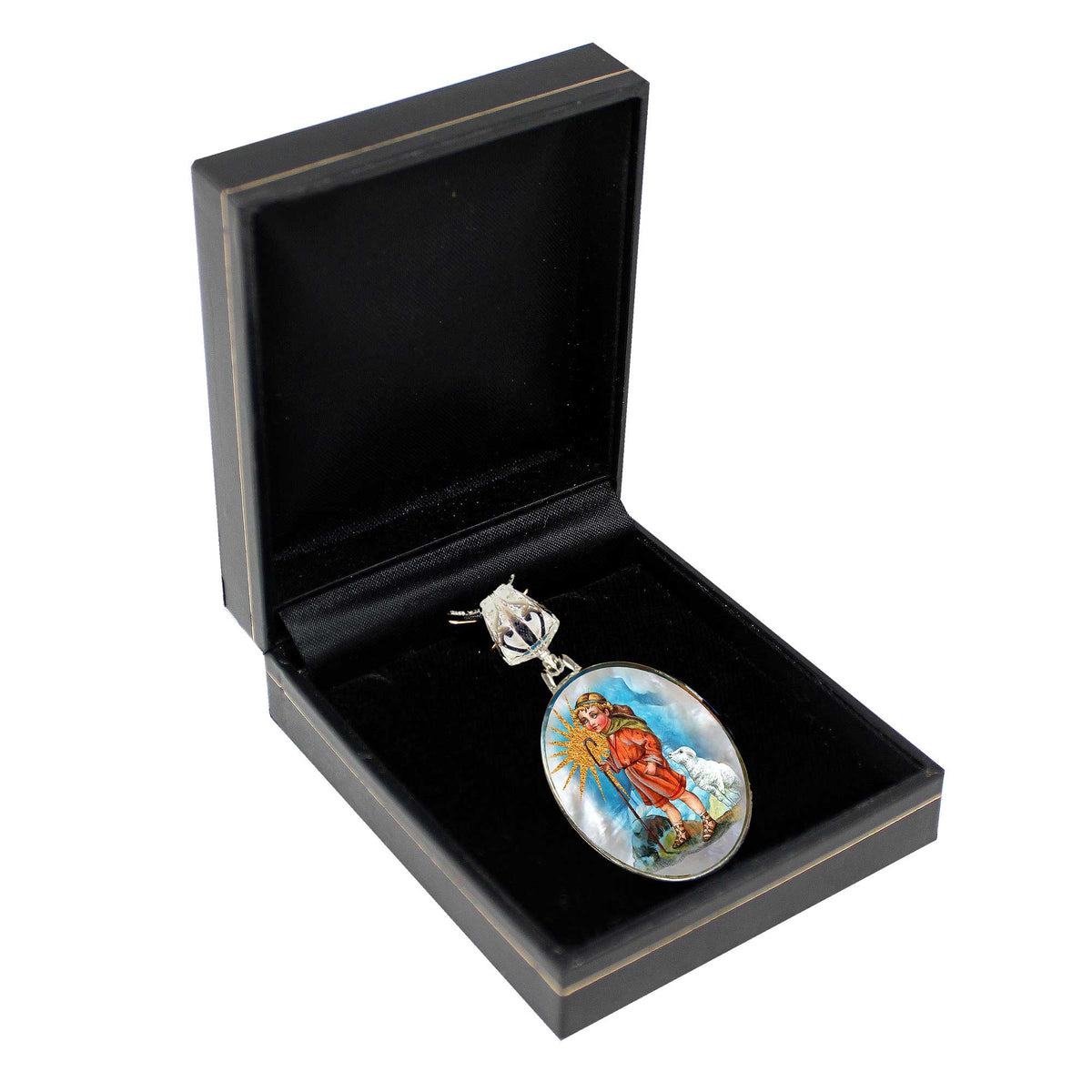 Silver Plated Mother of Pearl Necklace Jewelry - 43045