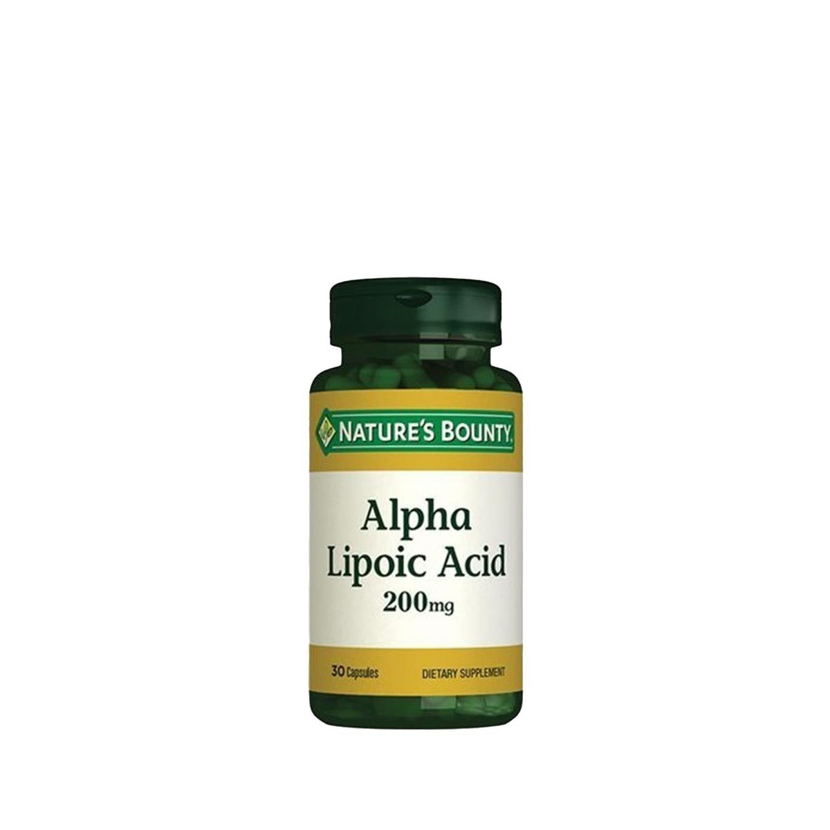 Nature's Bounty Alpha Lipoic Acid 200mg: Powerful Antioxidant & Metabolic - 30 Capsules