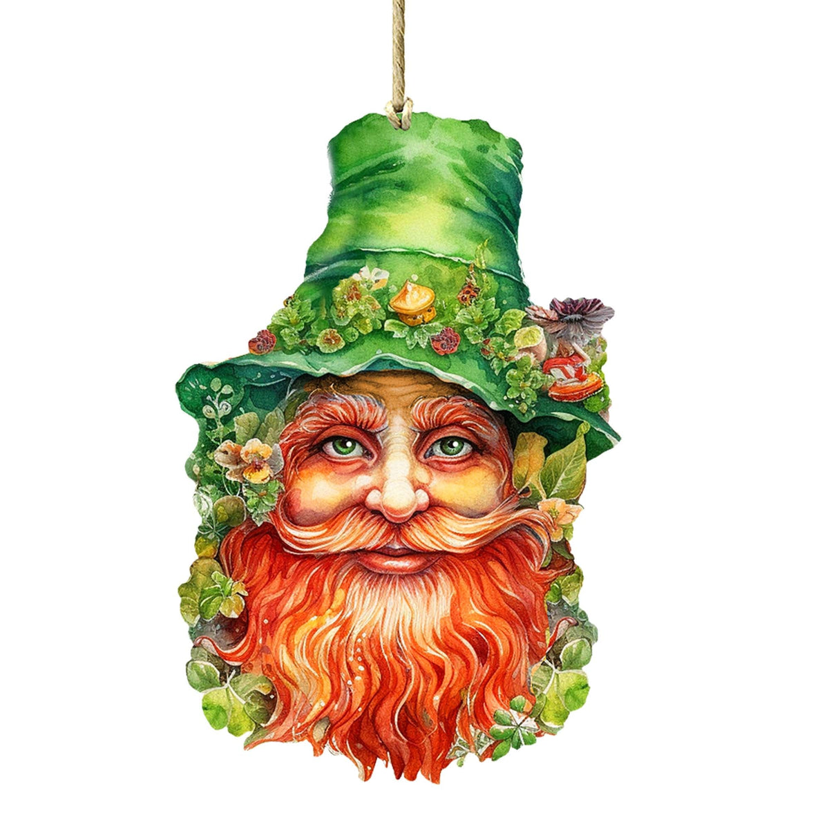 Happy St. Patrick Day Wooden Ornaments by G. DeBrekht Easter Spring Decor - 8652779