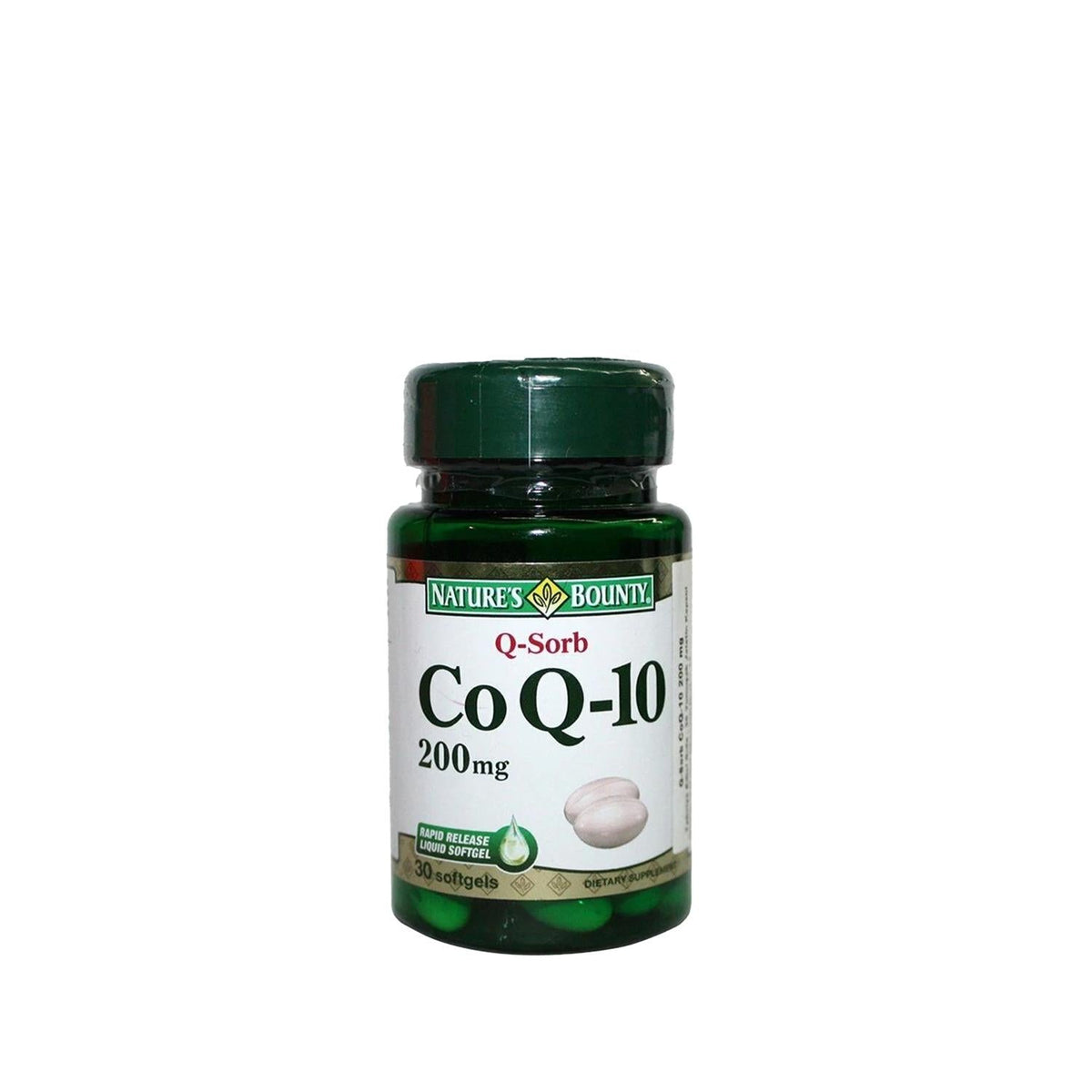 Nature's Bounty Coenzyme Q-10 200 Mg Q-Sorb 30 Capsules - Antioxidant Heart Health Supplement