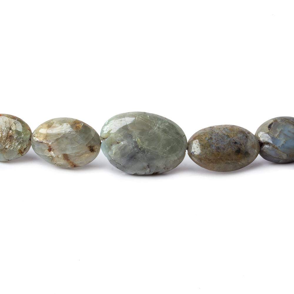 8x6-15x11mm Cat's Eye Chrysoberyl Plain Oval Beads 18 inch 46 pieces