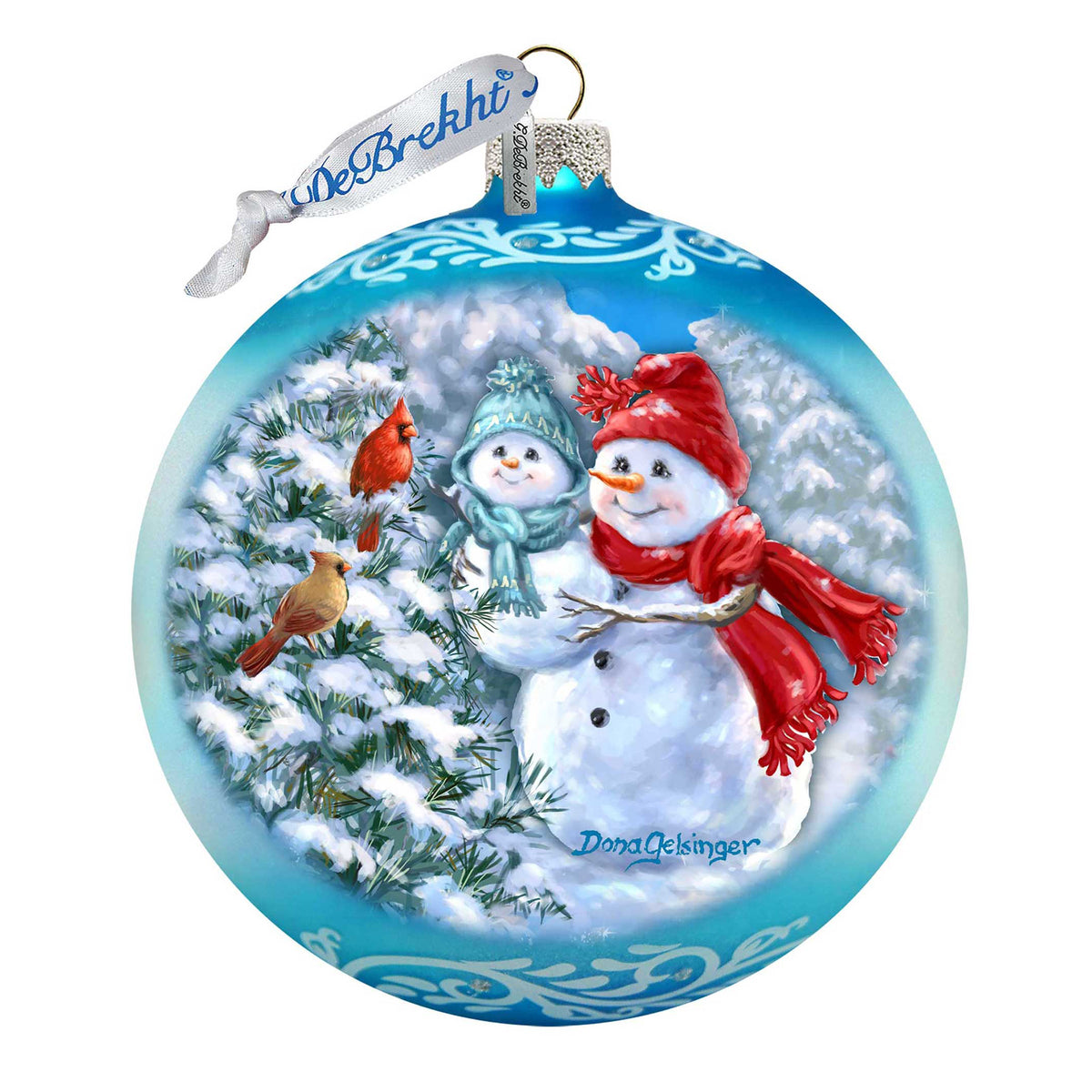 Christmas Tree Ornament Baby Snowman's First Winter by Gelsinger