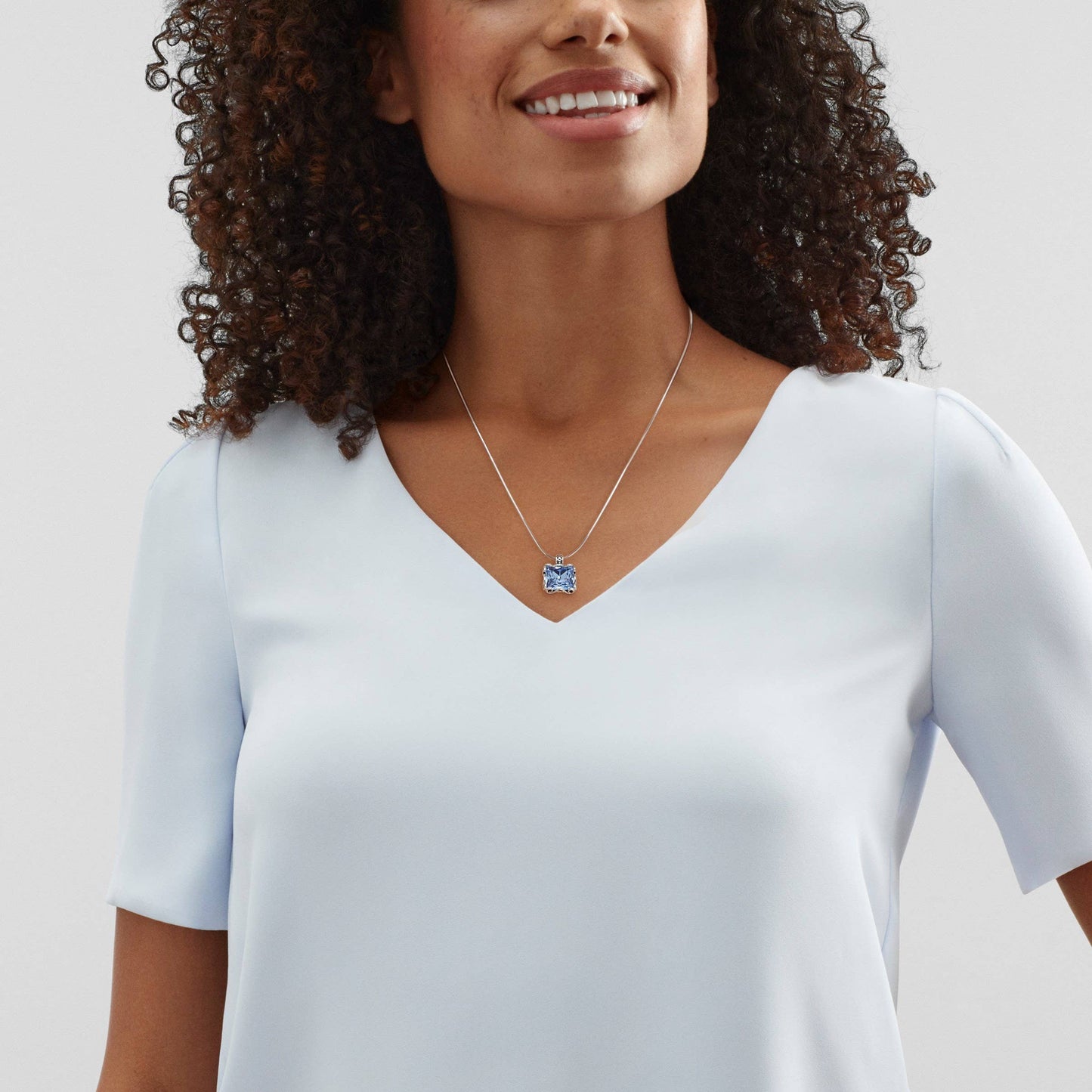 Collier pendentif Silpada « Cooling Effects » en argent et cristal