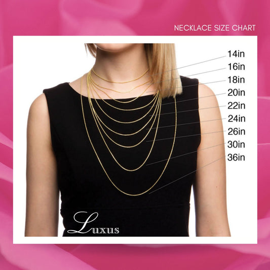 Luxus Accessories 18K Gold Filled Box Chain with Tri-Tone Beads Pendant