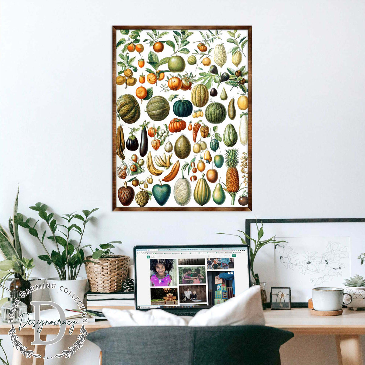 Montessori Wooden Poster Fruit #2