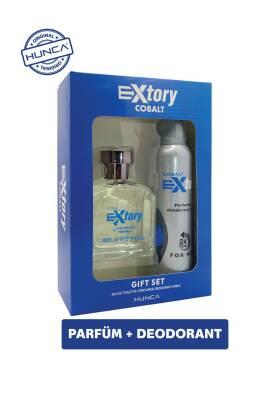 Extory Cobalt Men's Fragrance Set - 150ml Deo Spray & 100ml Men's Perfume