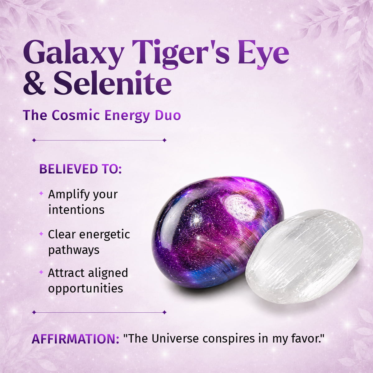 Cosmic Energy Amplifier - Galaxy Tiger’s Eye Bracelet
