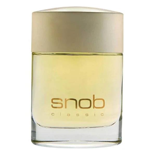 Snob EDT Men's Classic: Sporty & Elegant Fragrance | Long-Lasting Spice & Floral Scent | 100ml Eau de Toilette