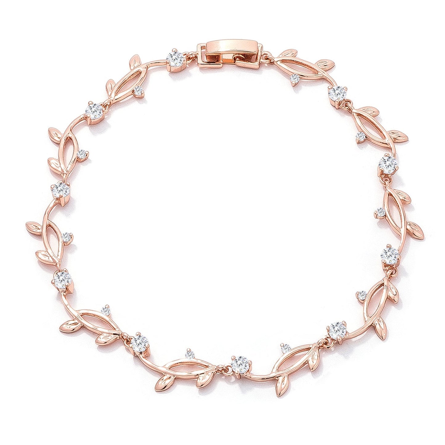 Cubic Zirconia Vine Bracelet