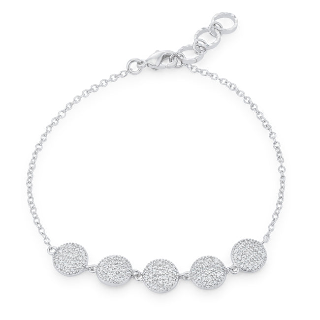 Avera Stylish Stackables With Purple Crystal Ring Set