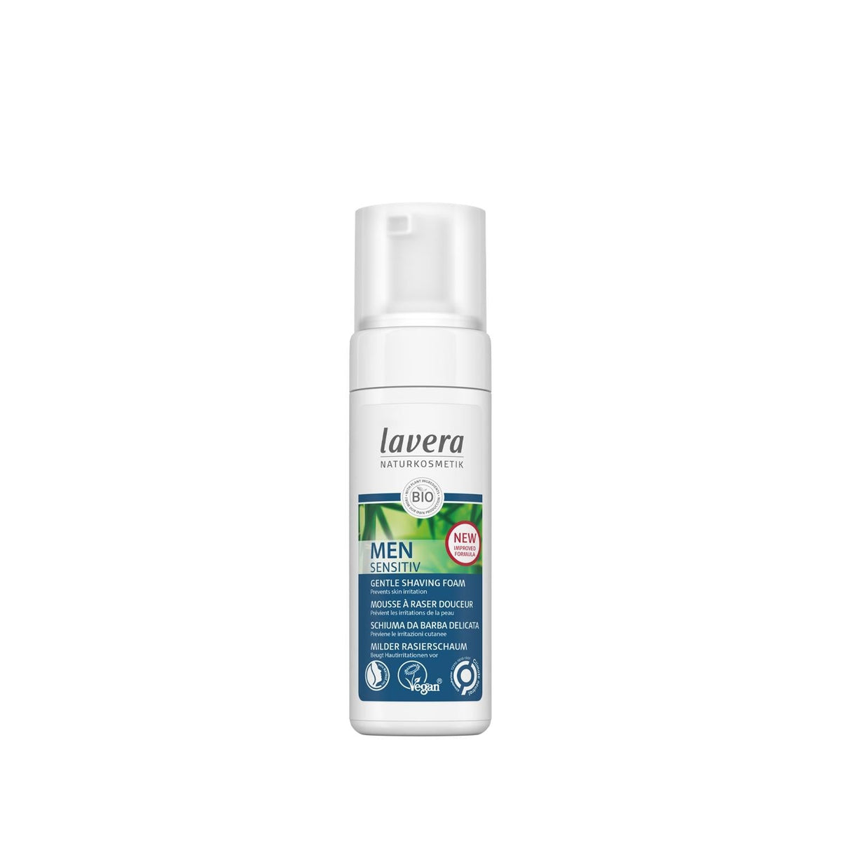 Lavera Men Sensitiv: Organic Shaving Foam for Sensitive Skin Ð Natural, Gentle, & Moisturizing for a Comfortable Shave (5.07 fl oz)