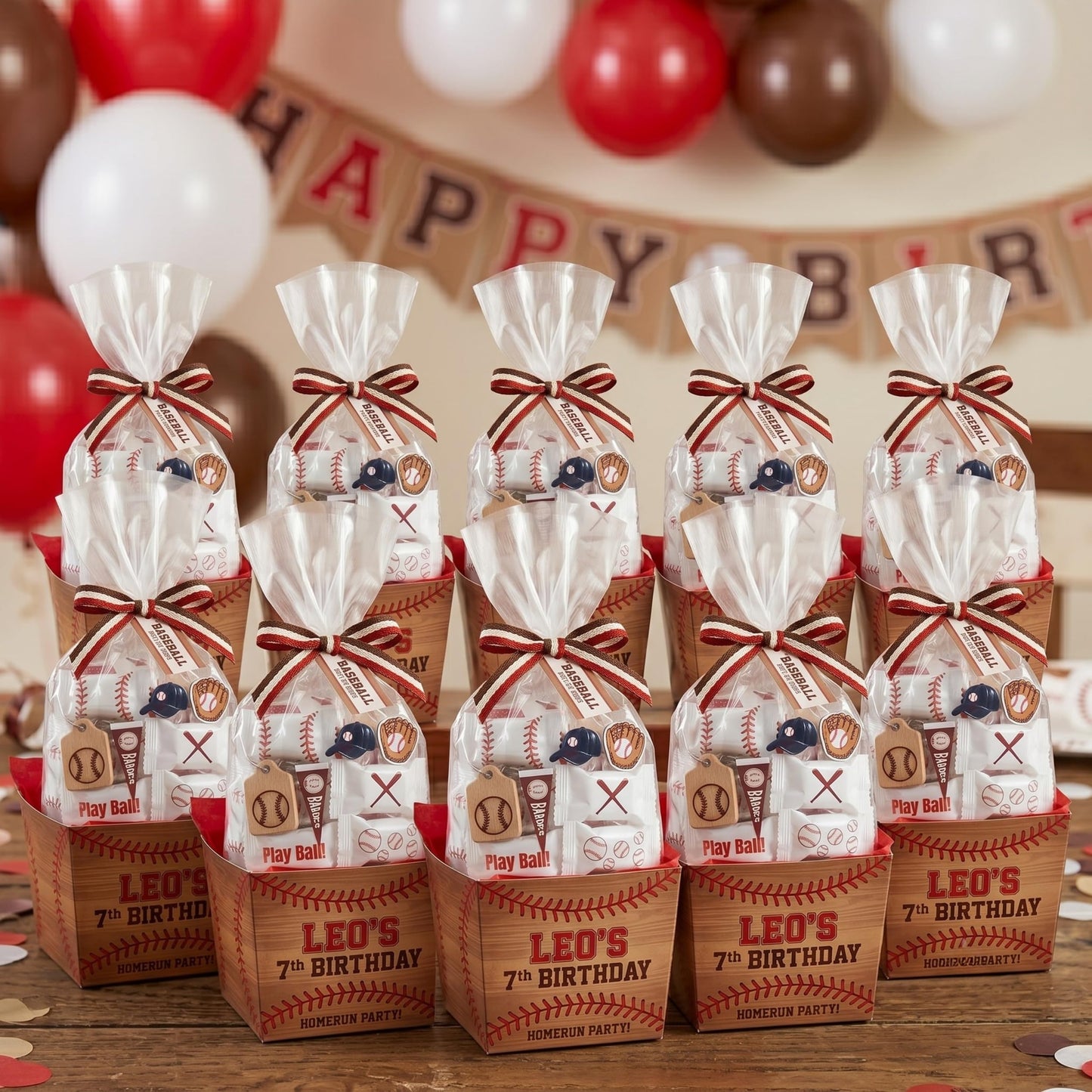 Baseball Butter Mints Individually Wrapped – Baseball Party Candy, Bulk Buttermints for Sports Birthday Parties, Team Banquets, Goodie Bags & Candy Buffets (110 or 220 Count)