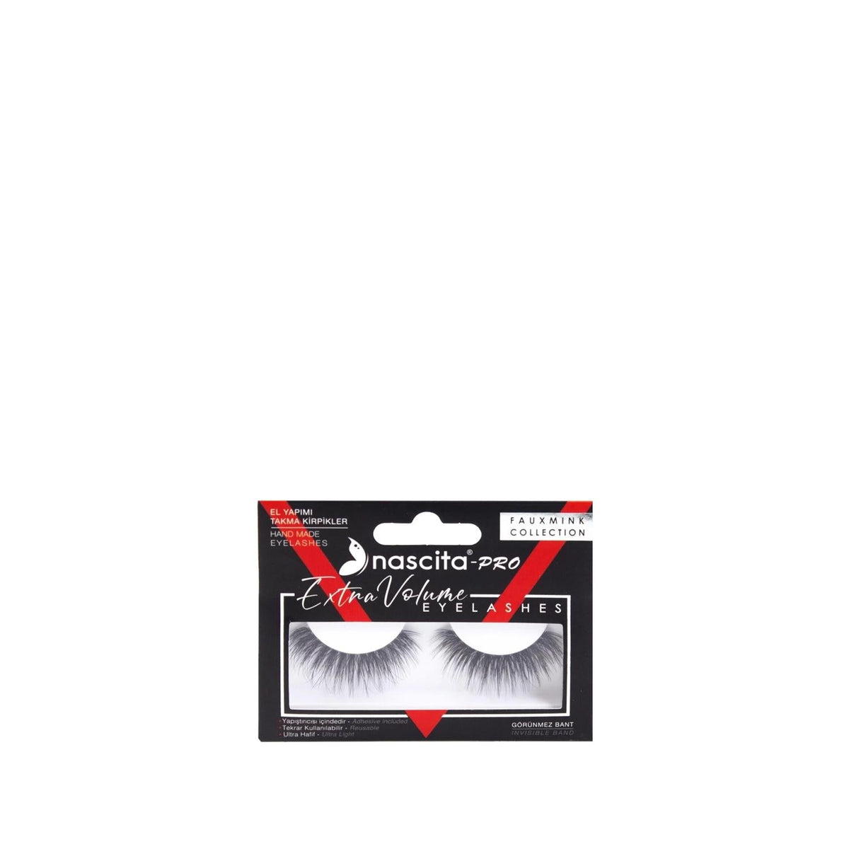 Nascita Pro Fauxmink Extra Volume False Eyelashes for Fuller, Dramatic Eyes