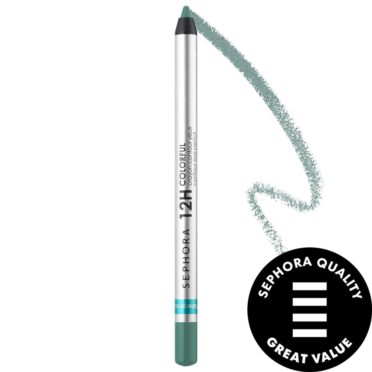 Milani 12 Hour Contour Pencil Eyeliner - Waterproof, Vegan, Long-Lasting Eye Makeup for Sensitive Eyes