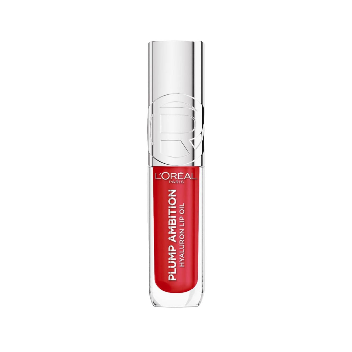 Loreal Paris Plump Ambition Hyaluron Lip Oil - Nourishing & Moisturizing Lip Care for Dry Lips, 380 Rouge In Lov