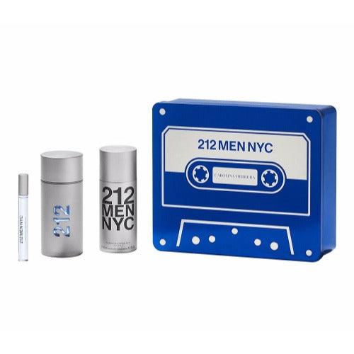 Gift/Set 212 Carolina Herrera 3 Pcs. 3. Perfume By Carolina Herrera For Men