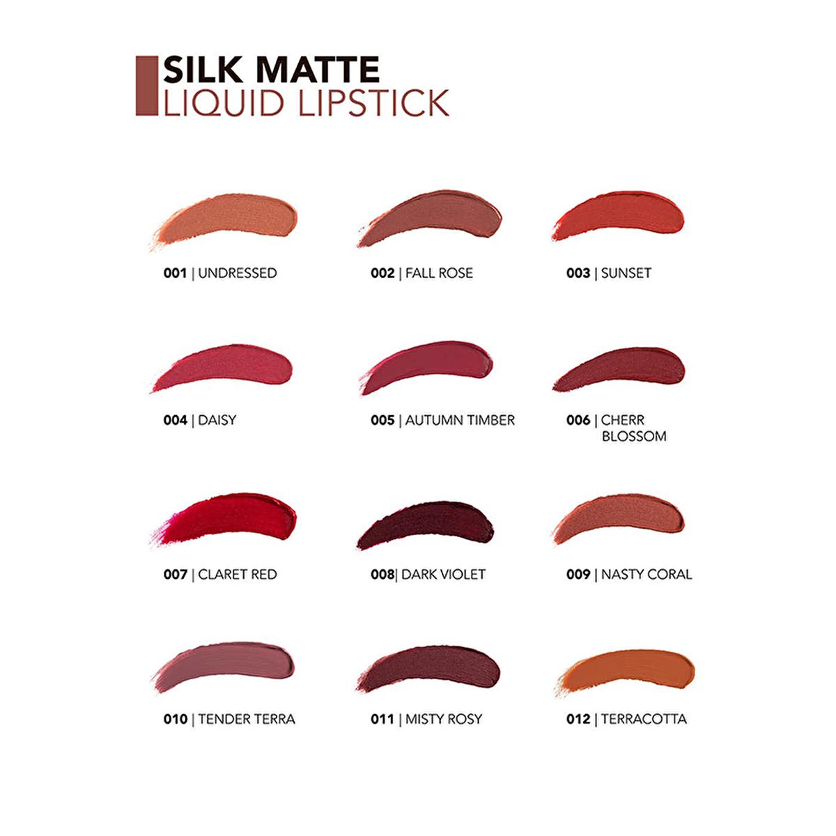 Flormar Silk Matte Liquid Lipstick - Long-Lasting Matte Finish, Nourishing Formula
