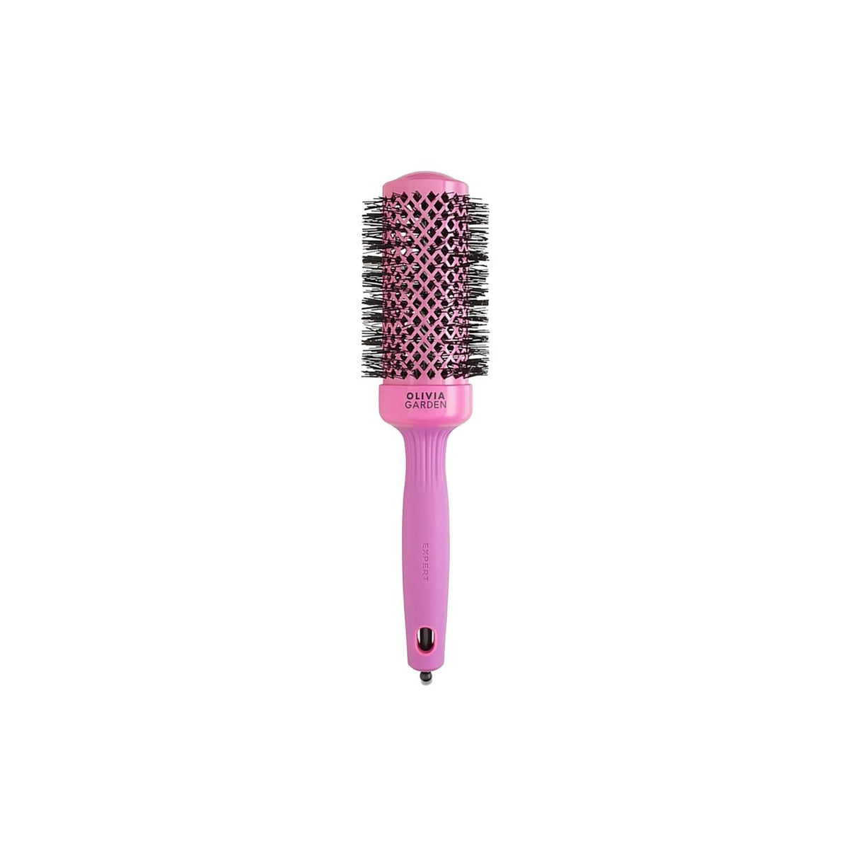 Olivia Garden Expert Blowout Shine Hair Brush - Pink 45mm Bristle Length for Smooth Blowout Styling