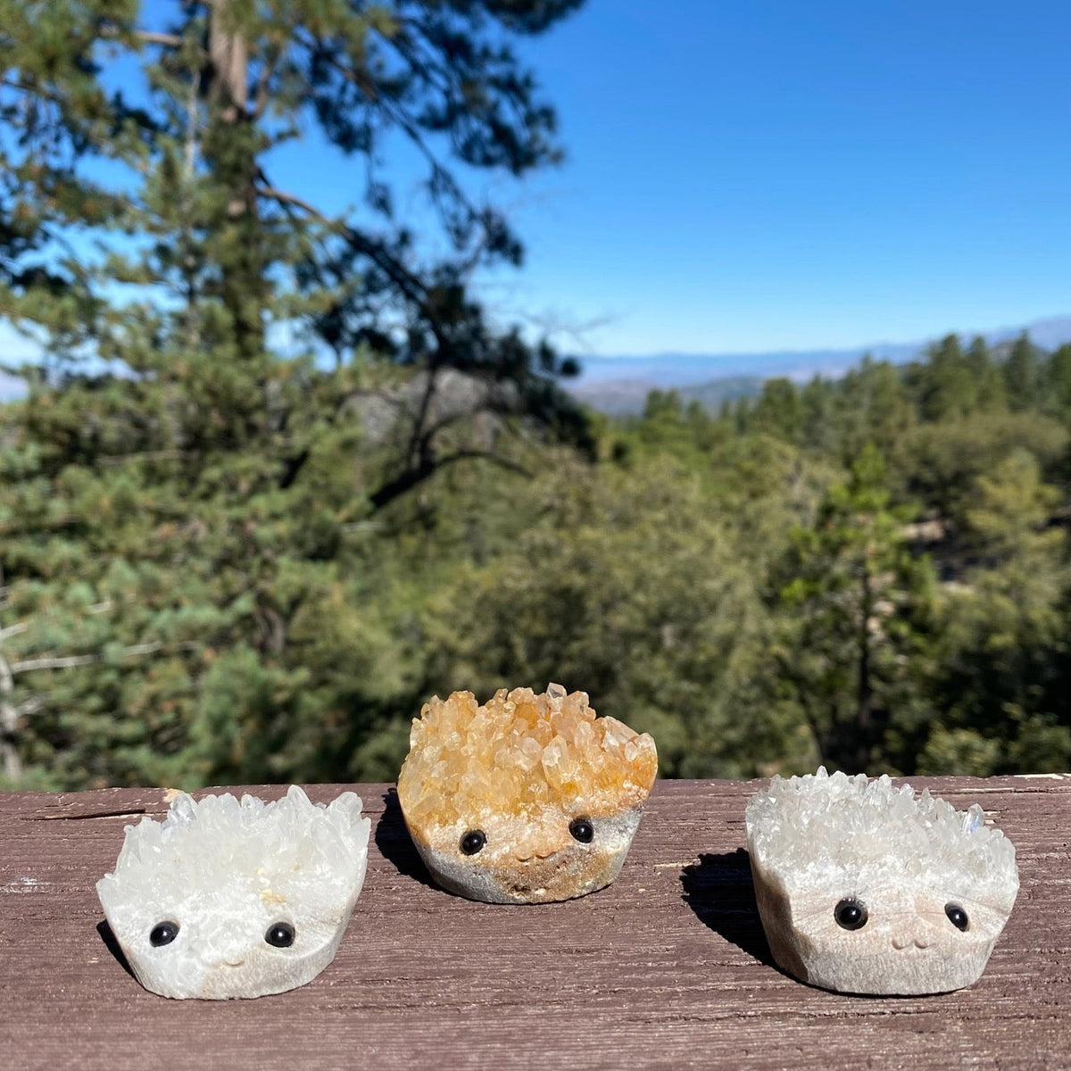 Sparkle Geode Buddy & Crystal Cluster Rock Friends