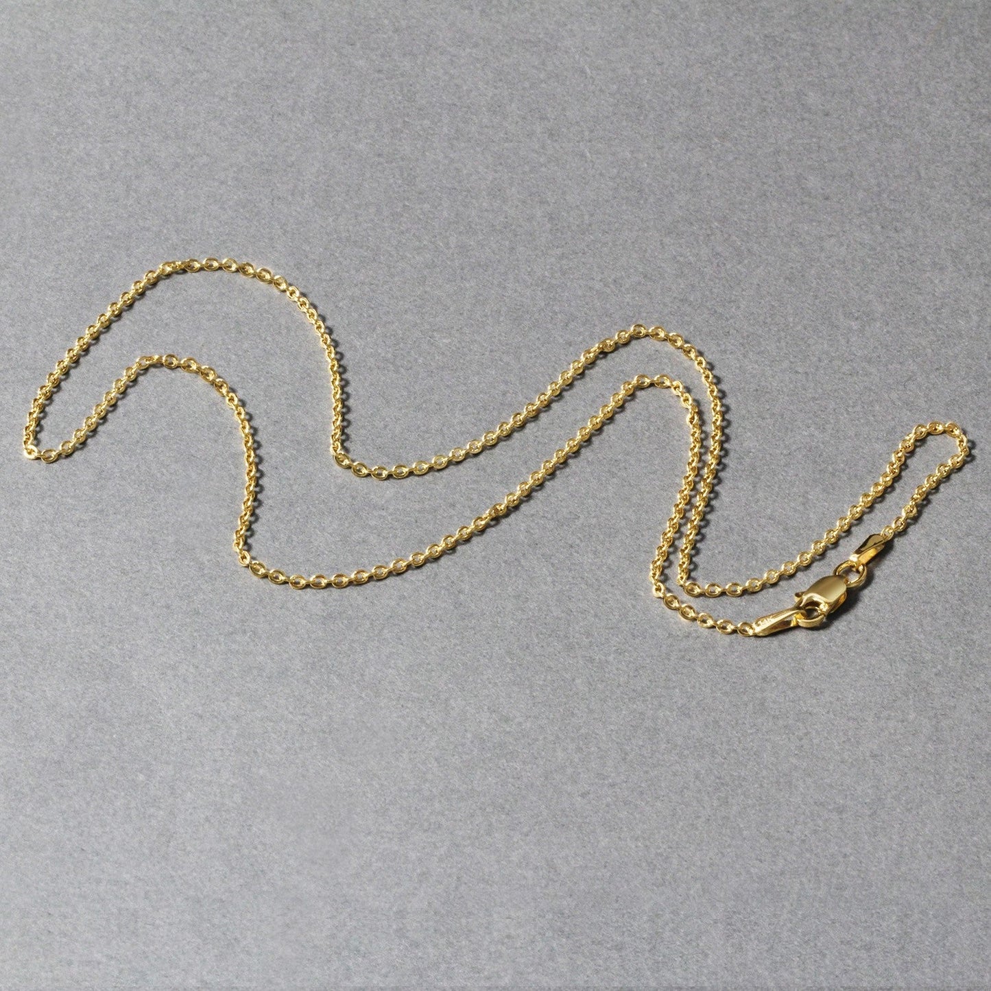 14k Yellow Gold Forsantina Lite Cable Link Chain (1.50 mm)