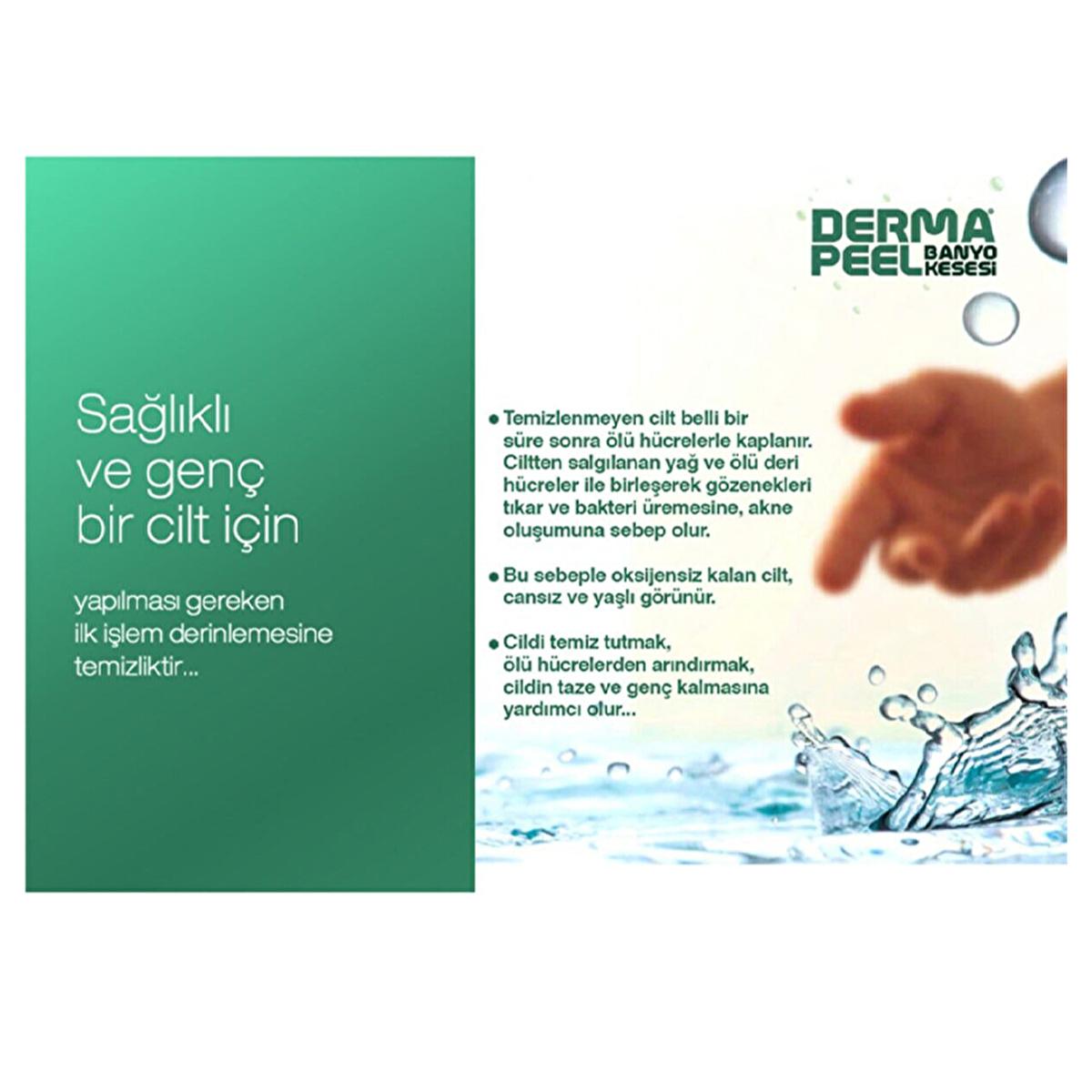 Dermapeel Premium Natural Cellulose Bath Mitt for Sensitive Skin - Gentle Exfoliation & Eco-Friendly