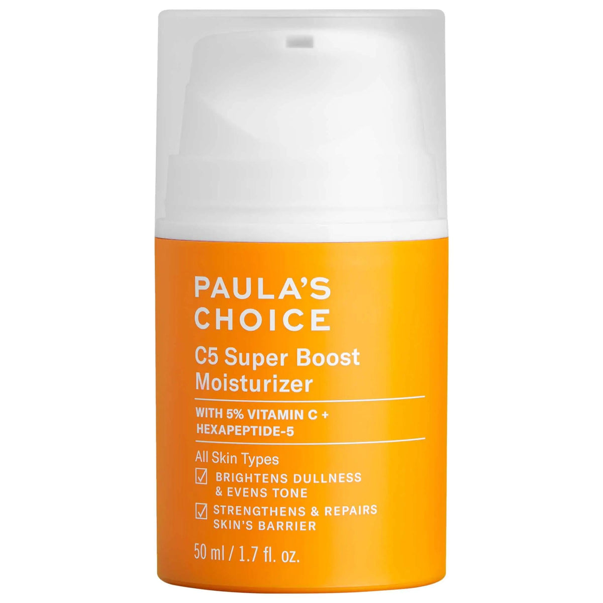 C5 Super Boost Vitamin C Moisturizer: Brighten, Even Tone, & Hydrate - Anti-Aging, Cruelty-Free Face Cream for Dull Skin