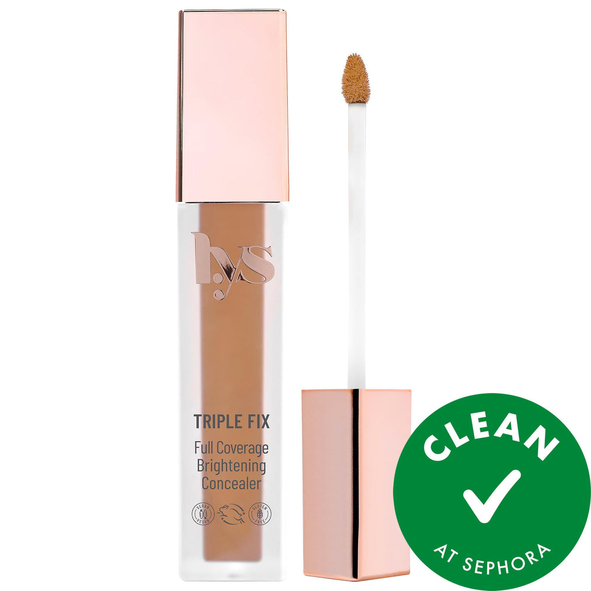 Triple Fix Brightening Concealer by Triple Fix - Vegan, Gluten-Free, Cruelty-Free Full Coverage Concealer