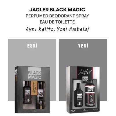 Jagler Black Magic Men's Fragrance Set: Long Lasting Woody Spicy Cologne & Deodorant for the Modern Man