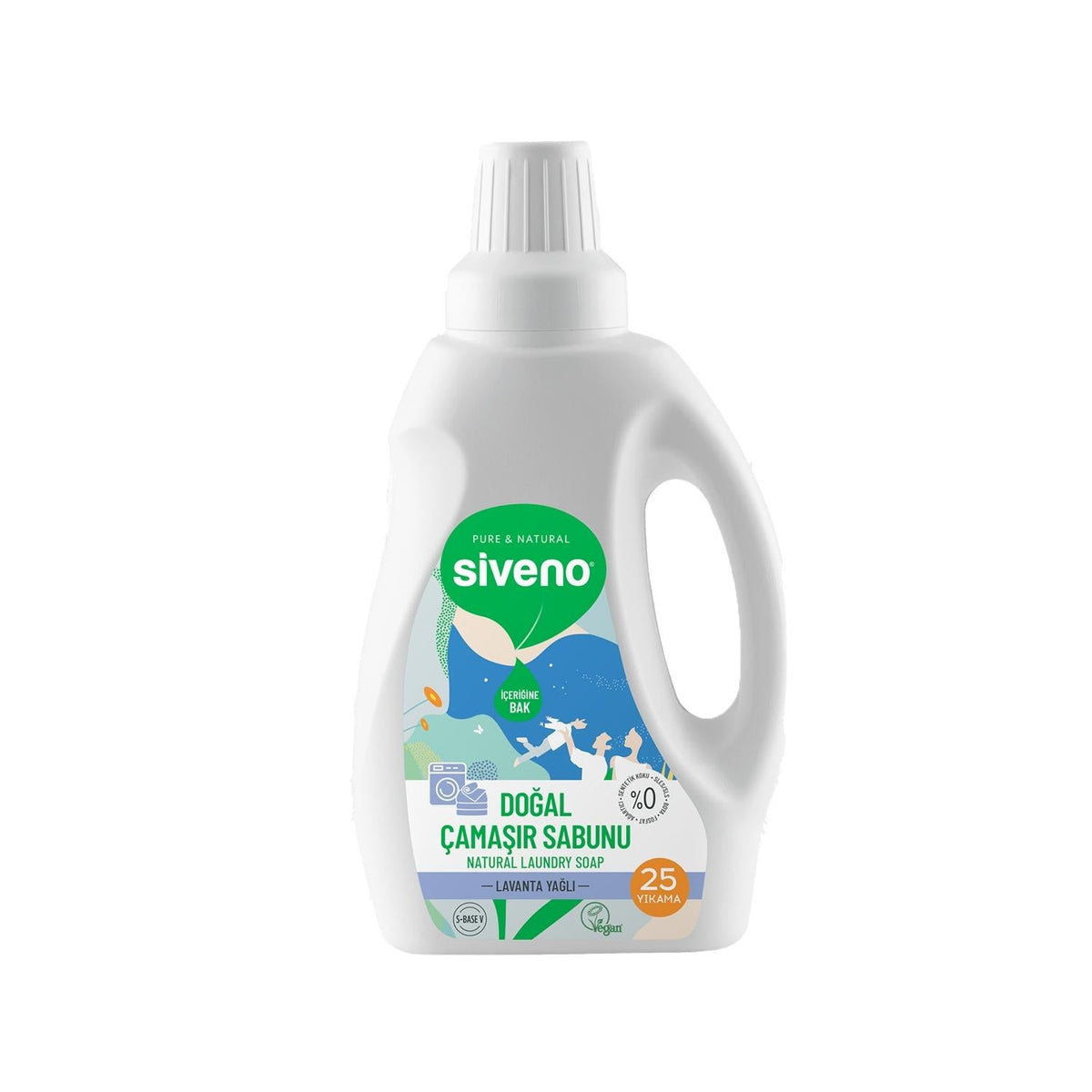Siveno Natural Laundry Soap 750ml - Eco-Friendly Detergent for Sensitive Skin