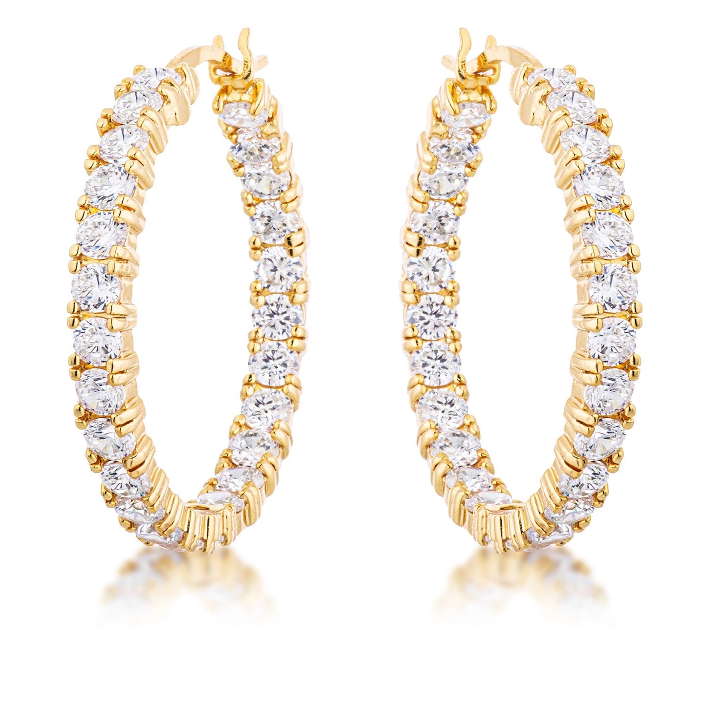 CZ Hoop Earrings