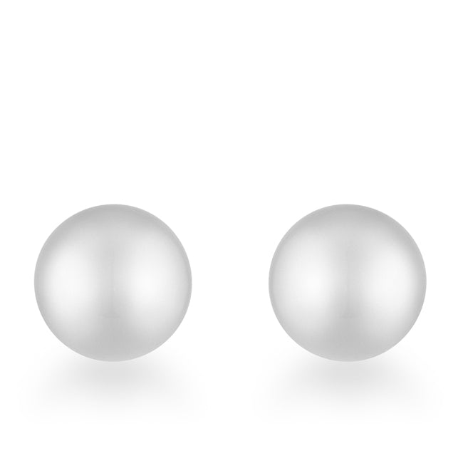 Avera Sphere Stud Earrings in Soft Pink