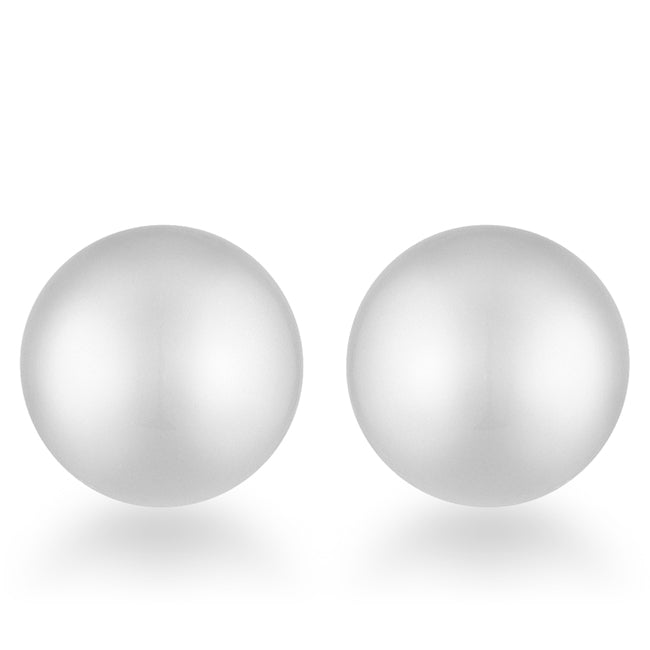 Avera Sphere Stud Earrings in Soft Pink