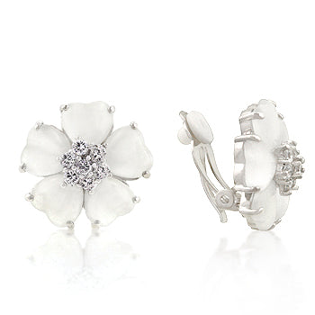 Avera Flower Nouveau Earrings Elegant Floral Jewelry